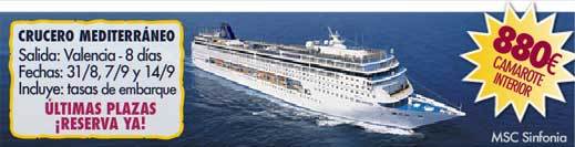 Ofertas de MSC Cruceros