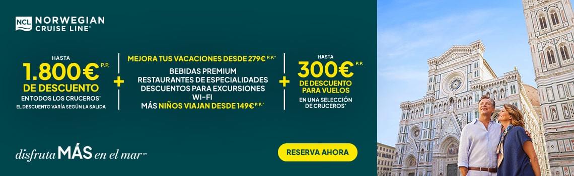 Ventajas de reservar con Norwegian Cruise Line ahora