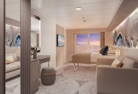 Forward facing Club balcony Suite Forward facing Club balcony Suite