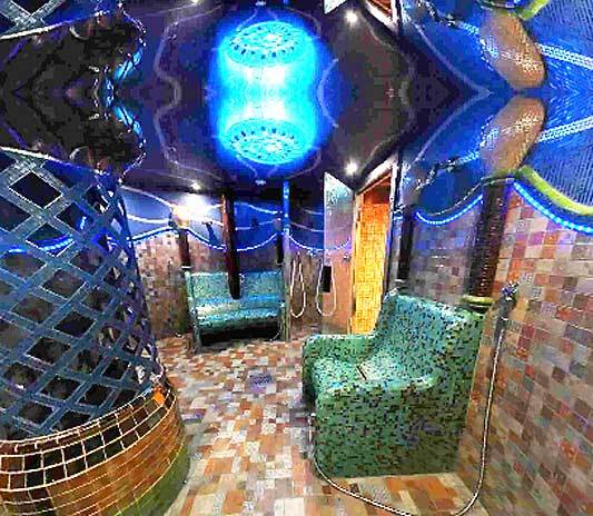 banyo de vapor y arcilla