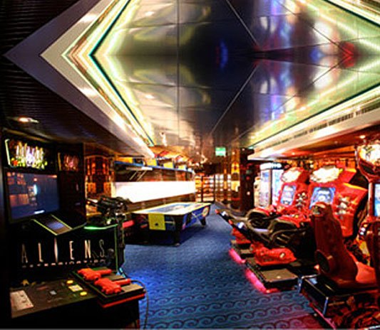 virtual world game room