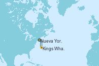 Visitando Nueva York (Estados Unidos), Kings Wharf (Bermudas), Kings Wharf (Bermudas), Nueva York (Estados Unidos)