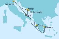 Crucero Italia, Grecia, Montenegro, Croacia desde Bari XXVII Cruceros Grecia, Montenrgro, Croacia 8 días, desde Venecia