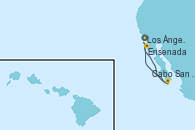 Visitando Los Ángeles (California), Cabo San Lucas (México), Ensenada (México), Los Ángeles (California)