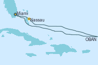 Visitando Miami (Florida/EEUU), OBAN (HALFMOON BAY), Nassau (Bahamas), Miami (Florida/EEUU)