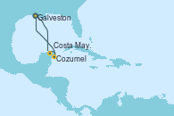 Visitando Galveston (Texas), Costa Maya (México), Cozumel (México), Galveston (Texas)