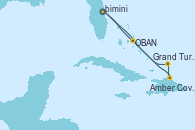 Visitando Puerto Cañaveral (Florida), Amber Cove (República Dominicana), Grand Turks(Turks & Caicos), OBAN (HALFMOON BAY), Puerto Cañaveral (Florida)