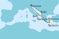 Crucero Italia, Montenegro, Grecia, Albania Cruceros Grecia, Montenrgro, Croacia 8 días, desde Venecia