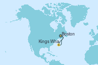 Visitando Boston (Massachusetts), Kings Wharf (Bermudas), Boston (Massachusetts)