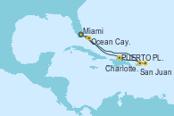 Visitando Miami (Florida/EEUU), San Juan (Puerto Rico), San Juan (Puerto Rico), Charlotte Amalie (St. Thomas), PUERTO PLATA, REPUBLICA DOMINICANA, Ocean Cay MSC Marine Reserve (Bahamas), Miami (Florida/EEUU)