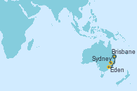 Visitando Brisbane (Australia), Eden (Nueva Gales), Sydney (Australia), Brisbane (Australia)