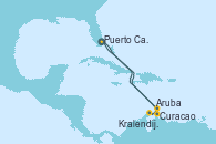 Visitando Puerto Cañaveral (Florida), Curacao (Antillas), Aruba (Antillas), Kralendijk (Antillas), Puerto Cañaveral (Florida)