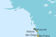 Visitando Vancouver (Canadá), Victoria (Canadá), San Francisco (California/EEUU), San Diego (California/EEUU)