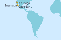 Visitando San Diego (California/EEUU), Cabo San Lucas (México), Ensenada (México), San Diego (California/EEUU)