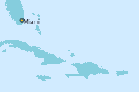 Visitando Miami (Florida/EEUU), Gran Caimán (Islas Caimán), Castaway (Bahamas), Miami (Florida/EEUU)