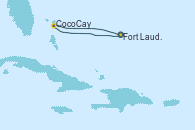 Visitando Fort Lauderdale (Florida/EEUU), CocoCay (Bahamas), Fort Lauderdale (Florida/EEUU)