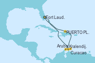 Visitando Fort Lauderdale (Florida/EEUU), Kralendijk (Antillas), Curacao (Antillas), Aruba (Antillas), PUERTO PLATA, REPUBLICA DOMINICANA, Fort Lauderdale (Florida/EEUU)