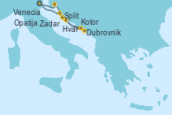 Visitando Venecia (Italia), Opatija (Croacia), Split (Croacia), Dubrovnik (Croacia), Kotor (Montenegro), Hvar (Croacia), Zadar (Croacia), Venecia (Italia)