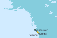 Visitando Vancouver (Canadá), Seattle (Washington/EEUU), Victoria (Canadá), Vancouver (Canadá)