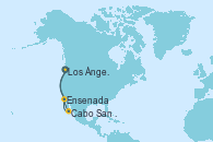 Visitando Los Ángeles (California), Cabo San Lucas (México), Ensenada (México), Los Ángeles (California)