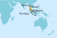 Visitando Singapur, Phuket (Tailandia), Penang (Malasia), Port Klang (Malasia), Singapur