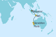 Visitando Singapur, Bali (Indonesia), Geraldton (Australia), Perth (Australia), Perth (Australia)