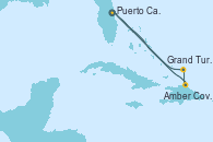 Visitando Puerto Cañaveral (Florida), Amber Cove (República Dominicana), Grand Turks(Turks & Caicos), Puerto Cañaveral (Florida)