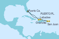 Visitando Puerto Cañaveral (Florida), Labadee (Haiti), San Juan (Puerto Rico), Charlotte Amalie (St. Thomas), PUERTO PLATA, REPUBLICA DOMINICANA, Puerto Cañaveral (Florida)