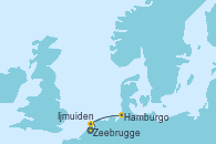 Visitando Zeebrugge (Bruselas), Ijmuiden (Ámsterdam), Hamburgo (Alemania)