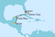Visitando Puerto Cañaveral (Florida), Ocean Cay MSC Marine Reserve (Bahamas), Ocean Cay MSC Marine Reserve (Bahamas), Belize (Caribe), Costa Maya (México), Puerto Cañaveral (Florida)