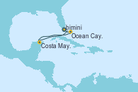 Visitando Puerto Cañaveral (Florida), Ocean Cay MSC Marine Reserve (Bahamas), Costa Maya (México), Puerto Cañaveral (Florida)