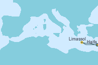 Visitando Haifa (Israel), Limassol (Chipre), Haifa (Israel)