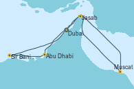 Visitando Dubai, Abu Dhabi (Emiratos Árabes Unidos), Sir Bani Yas Is (Emiratos Árabes Unidos), Muscat (Omán), Jasab (Omán), Dubai, Dubai