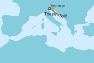 Visitando Venecia (Italia), Split (Croacia), Trieste (Italia), Venecia (Italia)