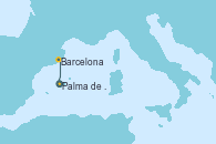 Visitando Palma de Mallorca (España), Barcelona