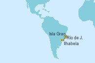 Visitando Río de Janeiro (Brasil), Isla Grande (Brasil), Ilhabela (Brasil), Río de Janeiro (Brasil)