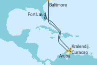 Visitando Fort Lauderdale (Florida/EEUU), Curacao (Antillas), Kralendijk (Antillas), Aruba (Antillas), Baltimore (Maryland)