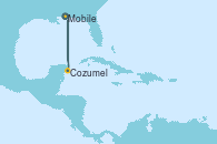 Visitando Mobile (Alabama), Cozumel (México), Mobile (Alabama)