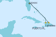 Visitando Puerto Cañaveral (Florida), Labadee (Haiti), Puerto Plata, Republica Dominicana, Puerto Cañaveral (Florida)
