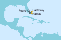 Visitando Puerto Cañaveral (Florida), Nassau (Bahamas), Puerto Cañaveral (Florida), Castaway (Bahamas)