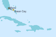 Visitando Miami (Florida/EEUU), Ocean Cay MSC Marine Reserve (Bahamas), Ocean Cay MSC Marine Reserve (Bahamas), Miami (Florida/EEUU)