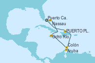 Visitando Puerto Cañaveral (Florida), Nassau (Bahamas), Ocho Ríos (Jamaica), Aruba (Antillas), Colón, PUERTO PLATA, REPUBLICA DOMINICANA, Puerto Cañaveral (Florida)