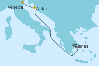 Visitando Atenas (Grecia), Zadar (Croacia), Venecia (Italia)