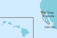 Visitando San Diego (California/EEUU), Ensenada (México), Cabo San Lucas (México), San Diego (California/EEUU)