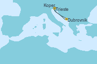 Visitando Trieste (Italia), Dubrovnik (Croacia), Koper (Eslovenia), Trieste (Italia)