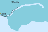 Visitando Sevilla (España), Sevilla (España), Cádiz (España), Cádiz (España), Sevilla (España)