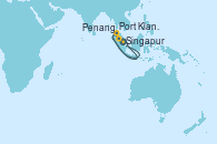 Visitando Singapur, Port Klang (Malasia), Penang (Malasia), Singapur