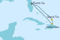 Visitando Puerto Cañaveral (Florida), Grand Turks(Turks & Caicos), Amber Cove (República Dominicana), Puerto Cañaveral (Florida)