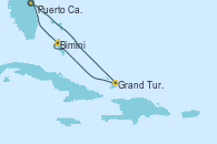 Visitando Puerto Cañaveral (Florida), Grand Turks(Turks & Caicos), Bimini (Bahamas), Puerto Cañaveral (Florida)