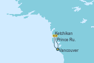 Visitando Vancouver (Canadá), Ketchikan (Alaska), Prince Rupert (Canadá), Vancouver (Canadá)